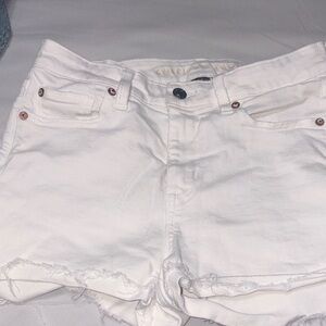 American Eagle Outfitters Women's Crisp White Jean Shorts
